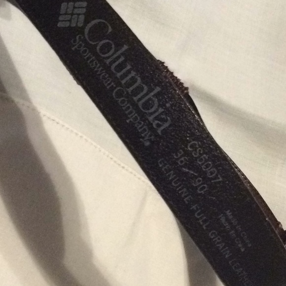 Columbia Accessories - Columbia Full Leather Grain Belt